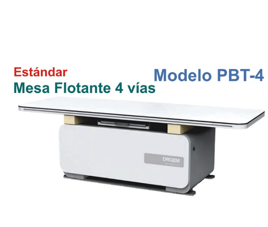 Mesa Flotante rayos x 4 vias Modelo PBT-4