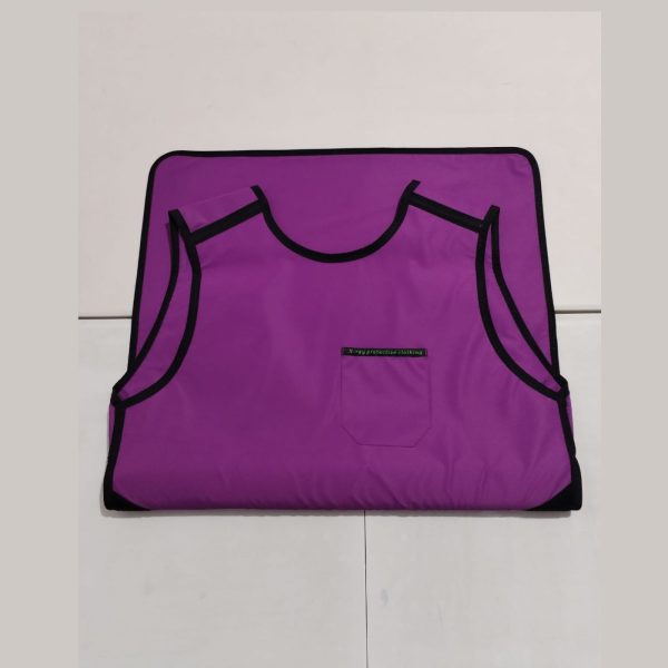 Mandil Emplomado color Morado3 Para Proteccion de rayos x de 0.5mmpb Mandil y Gorro Emplomado MORADO - 0.5 mmpb - Peso Ultra Ligero 3 kg - Protección Radiológica