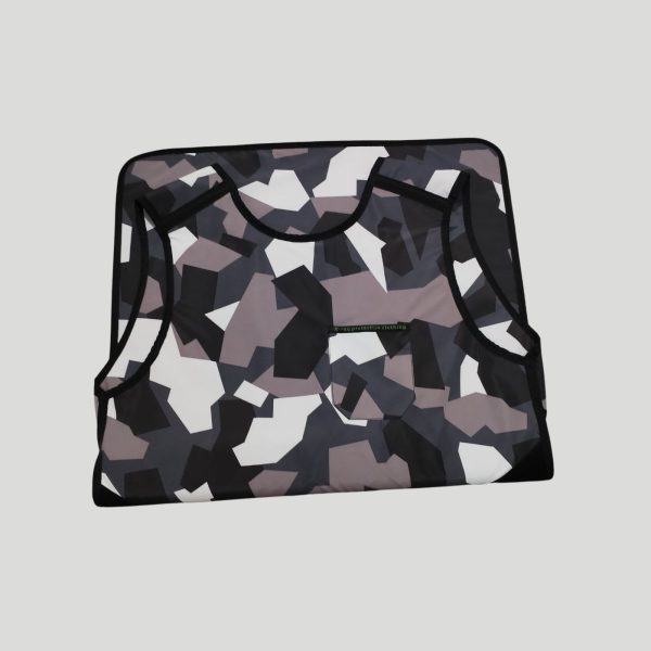 Mandil Emplomado color black rock3 Para Proteccion de rayos x de 0.5mmpb Mandil Emplomado BLACK ROCK con Gorro - 0.5 mmpb - Peso Ligero 3 kg