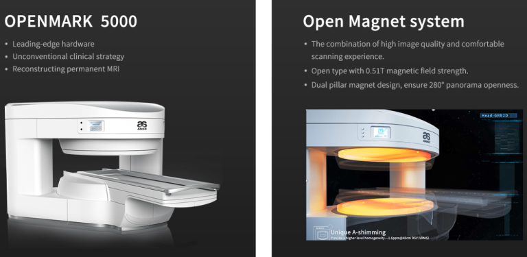 Resonancia magnética abierta ANKE OPENMARK 5000 para claustrofobia