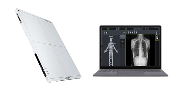 Flat Panel DR inalámbrico Vieworks tecnología coreana